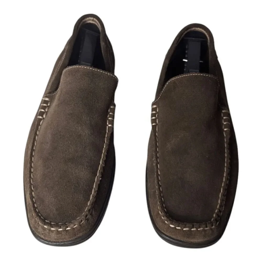 JOHNSTON & MURPHY Brown Suede Loafer Size 8.5M